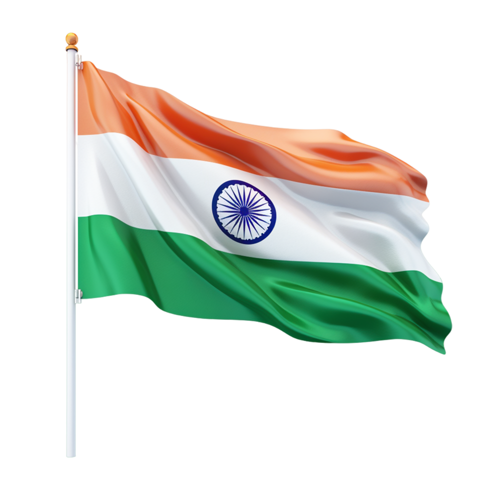 national-indian-flag-ai-generative-free-png